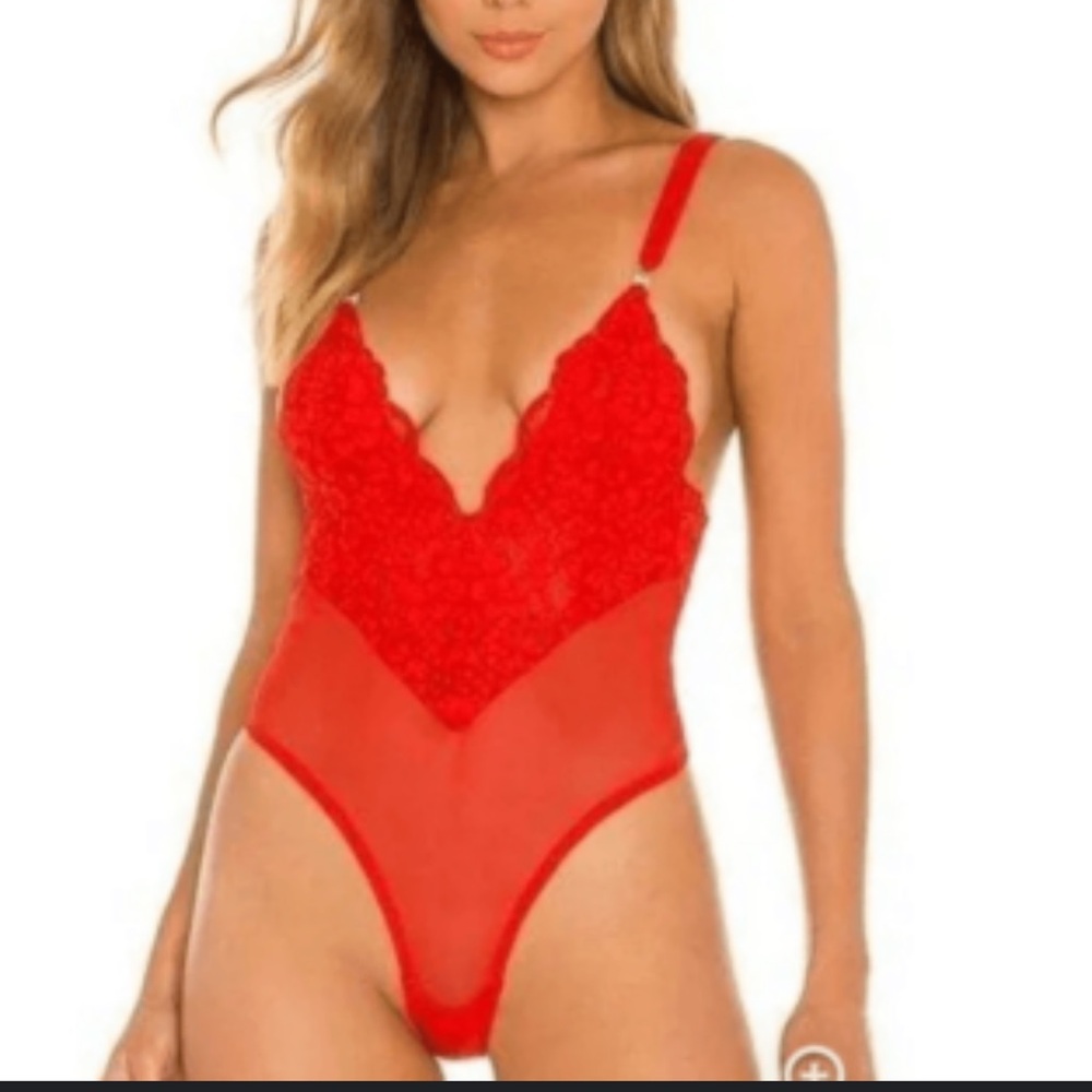 WE ARE HAH Cheap & Cheerful Lace Bodysuit